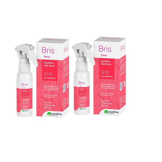 Kit 2 Bris Spray 200ml - Equilibrio Pele Seca Ourofino - Dermatológico ...