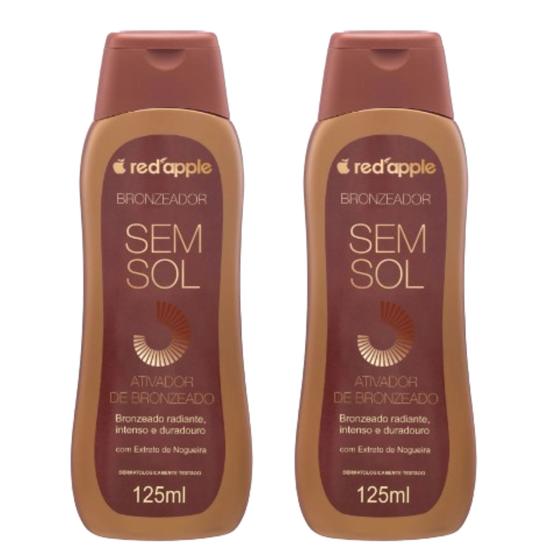 Imagem de Kit 2 Bronzeador Sem Sol Autobronzeador 125Ml - Red Apple