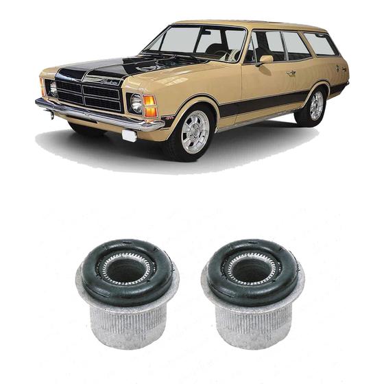 Imagem de Kit 2 Bucha Capa Ferro Dianteira Suspensão Caravan 1975-1983