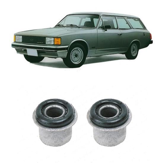 Imagem de Kit 2 Bucha Dianteira Leque Chevrolet Caravan 1987 1988 1989