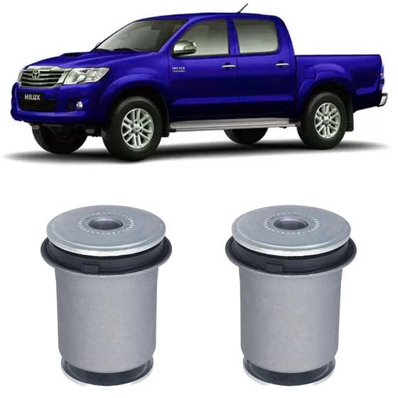 Imagem de Kit 2 Bucha Grande Suspensão Dianteira Hilux 2013 2014 2015