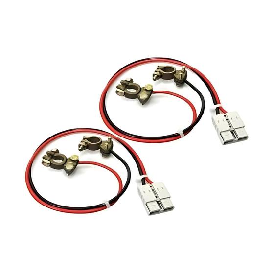 Imagem de Kit 2 Cabos de Nobreak para Conexão de Bateria Externa com Terminais Cônicos - Stroke Power
