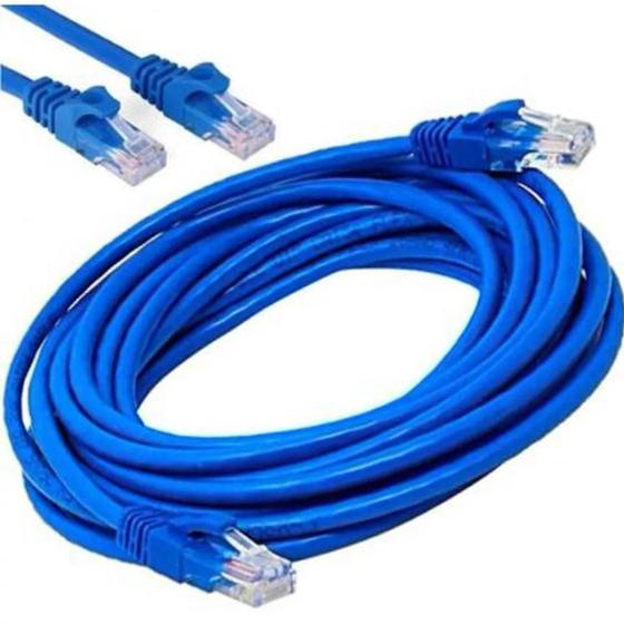 Imagem de Kit 2 Cabos De Rede Computador 3 Metros Patch Cord 3m