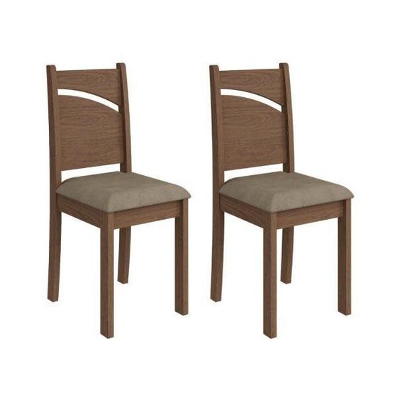 Imagem de Kit 2 Cadeiras Melissa Espresso Móveis