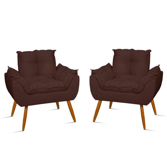 Imagem de KIT 2 Cadeiras Poltronas Para Sala Quarto - JL Decor