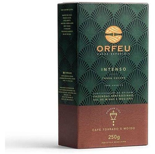 Imagem de Kit 2 Café Torrado e Moído Orfeu Intenso 250g