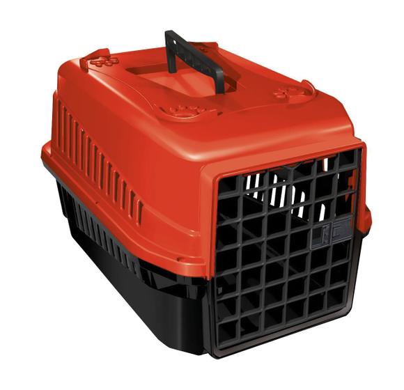 Imagem de Kit 2 Caixa De Transporte N.1 Cachorro Gato Pequena Vermelho