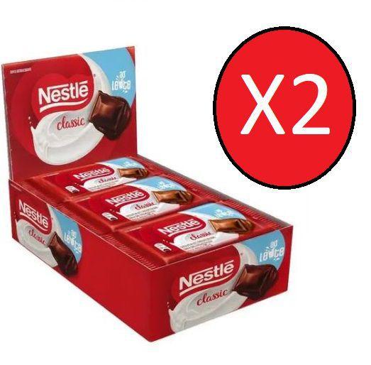 Imagem de Kit 2 Caixas Chocolate Classic Ao Leite 22x22,5gr - Nestlé = 44 un