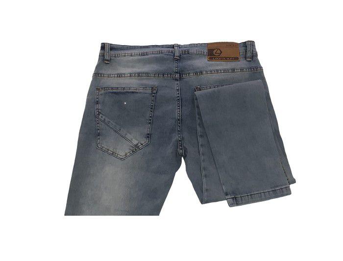 Imagem de Kit 2 Calça Jeans Masculina Slim Clara Elastano Nº 40