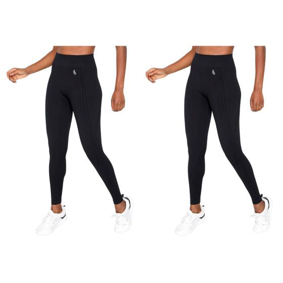 Imagem de Kit 2 Calça Legging Sport Max Lupo - 71053 Tamanho:GGCor:Preto9990