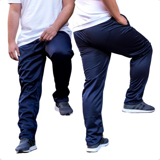 Imagem de Kit 2 Calça Plus Size Masculina Treino Academia Cintura com Elástico 108