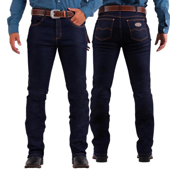 Imagem de Kit 2 calças jeans tassa masculina cowboy cut algodão com elastano