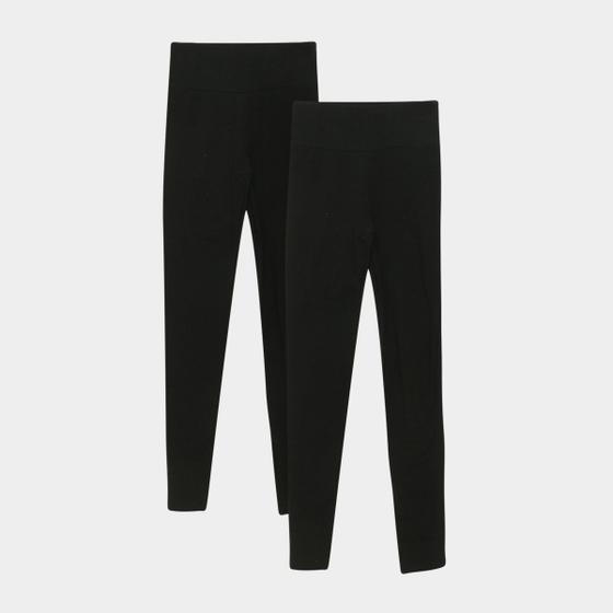 Imagem de Kit 2 Calças Legging Básicos K020 Feminina