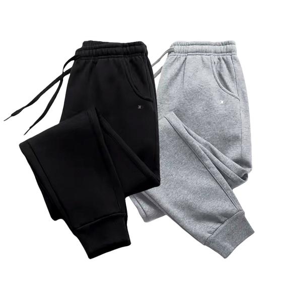 Imagem de Kit 2 Calças Moletom Sandrini Masculina Conforto e Estilo Inverno
