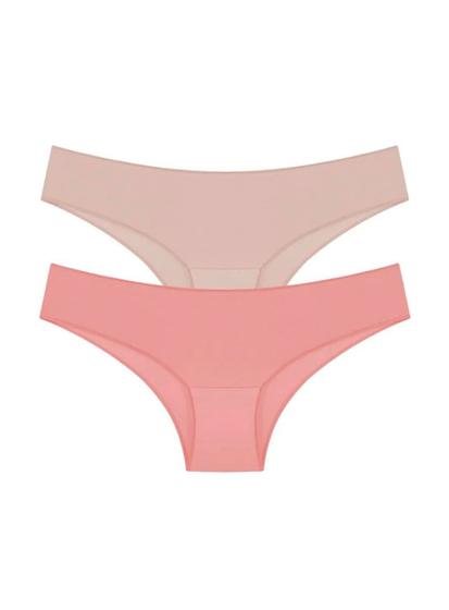 Imagem de Kit/2 Calcinha Bonjour KT3884 Laterais Largas Microfibra T. P/EG