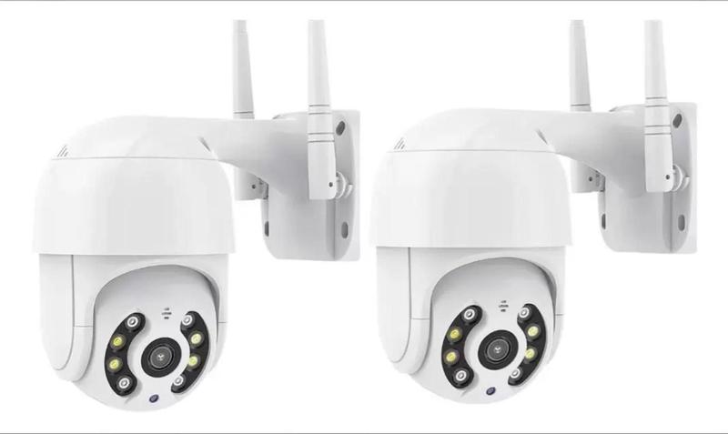 Imagem de kit 2 Câmera Ip Externa Speed Dome Wifi Auto Tracking Ip66 Ptz