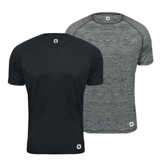 Imagem de Kit 2 Camisa Térmica Masculina DryFit Proteção Segunda Pele