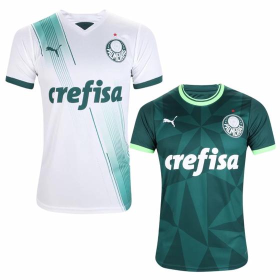 Imagem de Kit 2 Camisas Masculina Palmeiras Torcedor 2023 