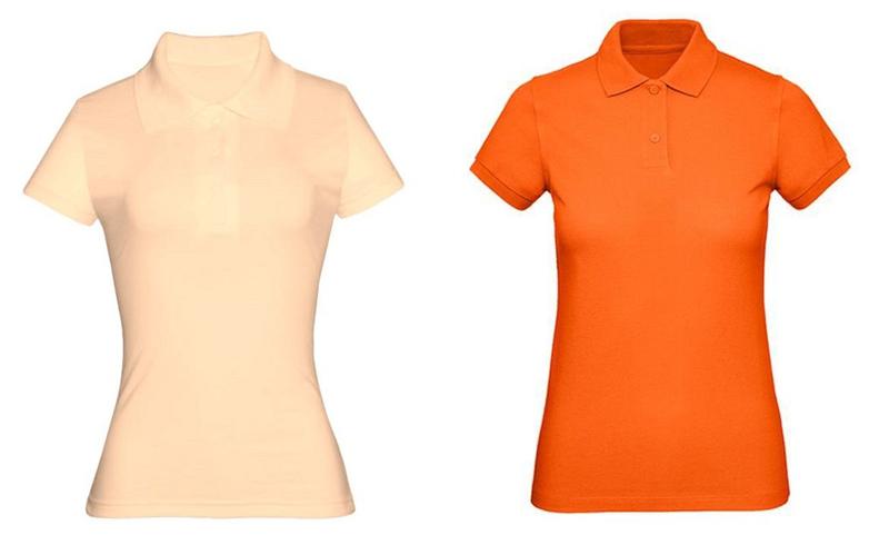 Imagem de Kit 2 Camisas Polo Feminina Baby Look Piquet Poliéster