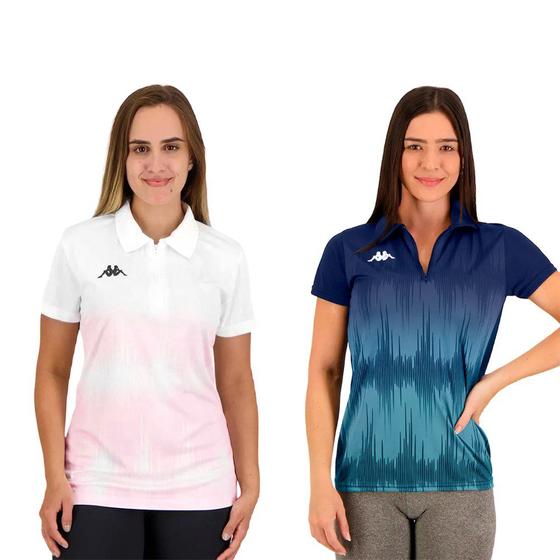 Imagem de Kit 2 Camisas Polo Kappa Eloise Feminina