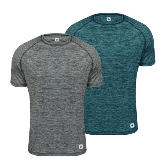 Imagem de Kit 2 Camisas Térmicas Segunda Pele Dryfit Proteção UV Solar