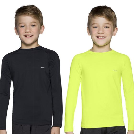 Imagem de Kit 2 Camisas Térmicas Selene Proteção UV50+ Infantil