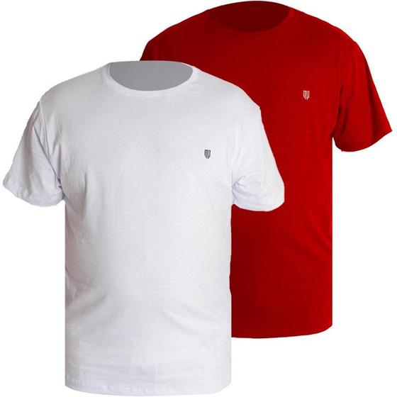 Imagem de Kit 2 Camiseta Plus Size Over G1,G2,G3,G4 100% Algodão Premium