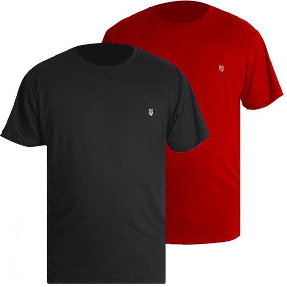 Imagem de Kit 2 Camiseta Plus Size Over G1,G2,G3,G4 100% Algodão Premium