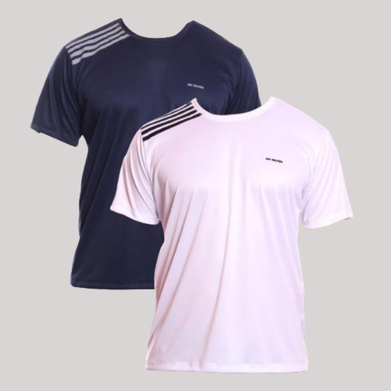 Imagem de Kit 2 Camisetas Dry Slim Fit Academia