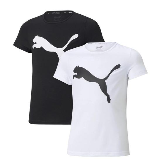 Kit 2 Camisetas Puma Active Infantil Menor preço em Kit 2 Camisetas Puma Active Infantil