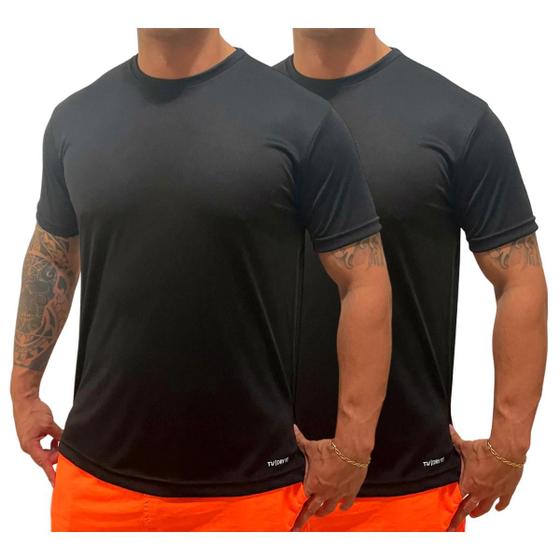 Imagem de Kit 2 Camisetas TRV Dry Fit Masculina Diversas Cores