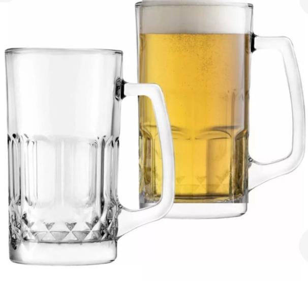 Imagem de kit 2 canecas barroco para chopp 590ml wheaton