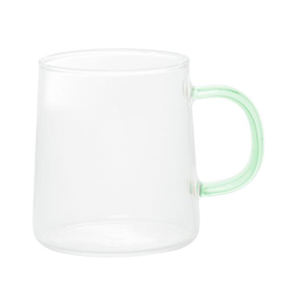Imagem de Kit 2 Canecas de Vidro com Alça Fun Verde 320ML Wolff