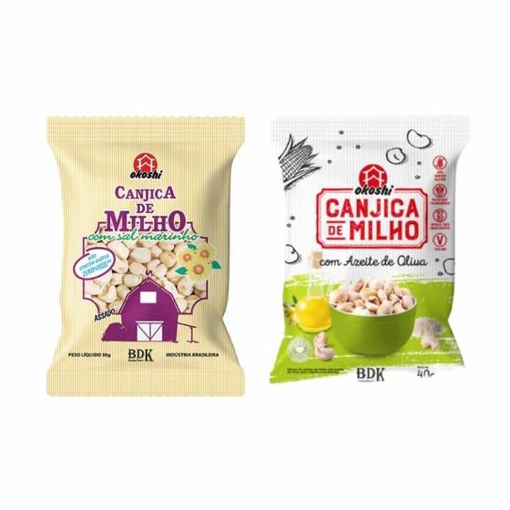 Imagem de Kit 2 Canjicas Salgadas Okoshi: Sal, eite