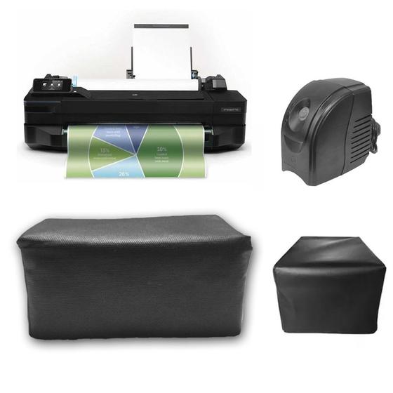 Imagem de Kit 2 Capa Estabilizador e Impressora T120 Proteção UV Impermeável