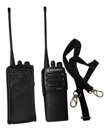 Imagem de Kit 2 Capas De Couro Para Rádio Motorola Ep450 E Dep 450
