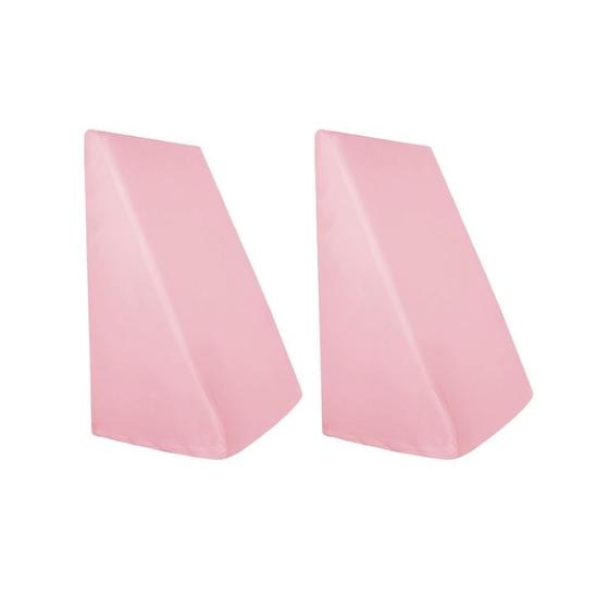Imagem de Kit 2 Capas para Triângulo Malha 100% Algodão Rosa Arrumadinho Enxovais