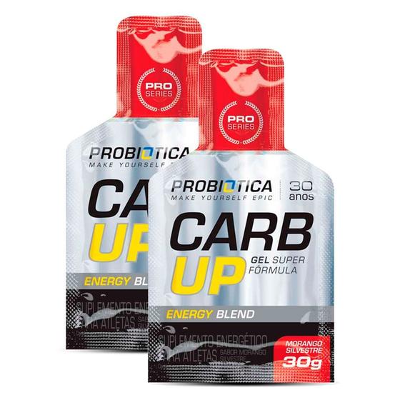 Imagem de Kit 2 Carb Up Probiotica Morango Sivestre Gel 30g