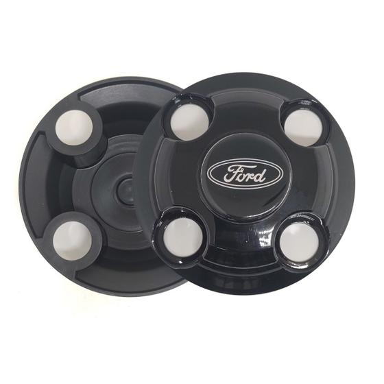 Imagem de Kit 2 Carlota Ford p/Roda de Ferro Aro 13 14 15 4X108