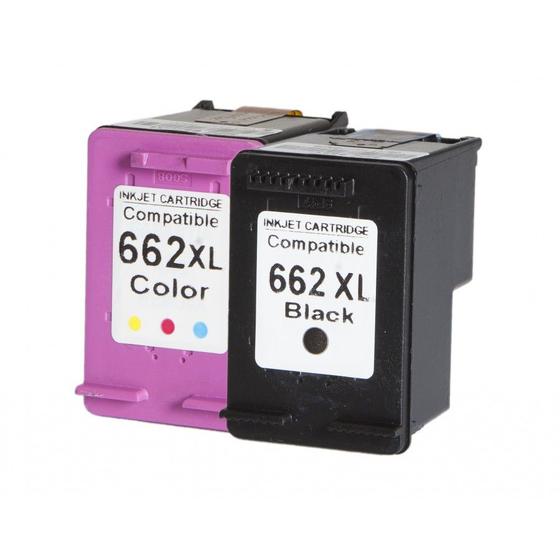 Kit 2 Cart Compativel 662 Xl Preto 25 Ml 662X Color 21 Ml é ruim? Kit 2 Cart Compativel 662 Xl Preto 25 Ml 662X Color 21 Ml é boa?