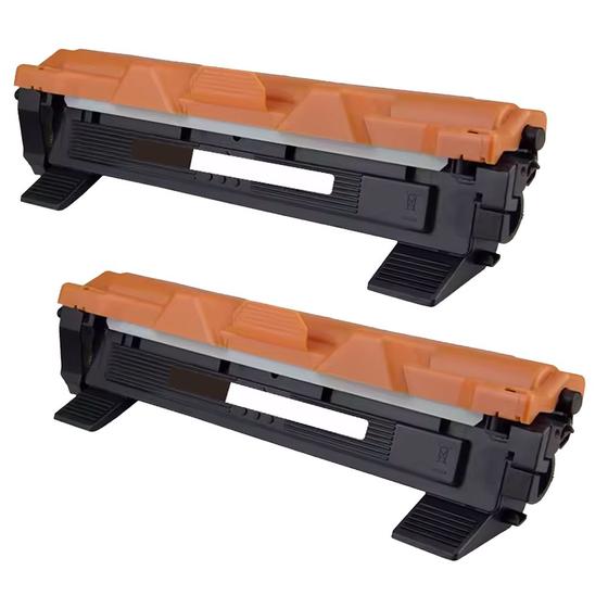 Imagem de kit 2 cartucho de toner Compatível tn-1060 para impressora Brother DCP-1610