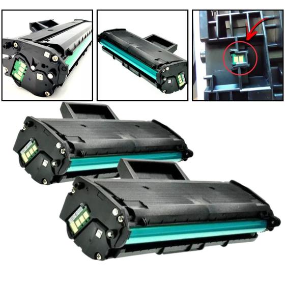 Imagem de Kit 2 Cartuchos de Toner MLT-D111S D111S Compatível com M2020 M2070 M2070w M2020w M2070FW