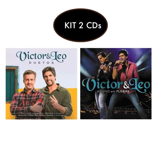 Imagem de Kit 2 CDs Victor & Leo - Duetos e Ao Vivo em Floripa