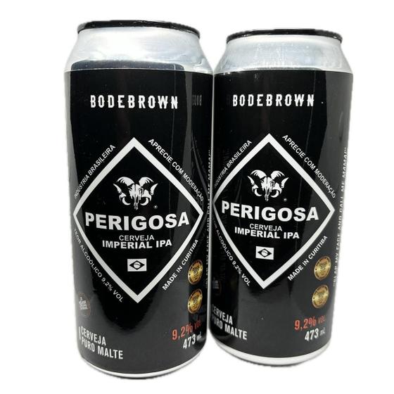 Imagem de Kit 2 Cervejas Perigosa Pale Ale 9,2% Imperial Ipa 473Ml