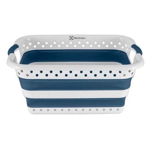 Imagem de KIT 2 Cesto Electrolux Balde plástico dobrável grande cesta de roupa balde de armazenamento