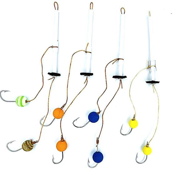 Imagem de Kit 2 Chuveirinho de Pesca Pastilha Carpa Cabeçuda 2 Anzóis