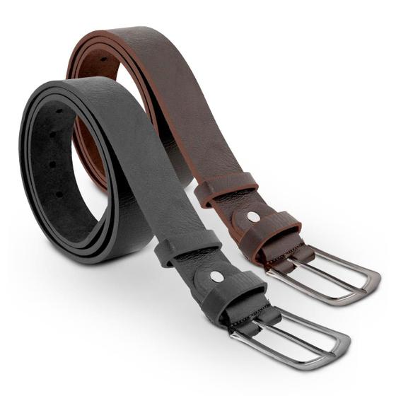 kit 2 Cinto Couro Masculino Casual Metal inox Envio Rápido Menor preço em kit 2 Cinto Couro Masculino Casual Metal inox Envio Rápido
