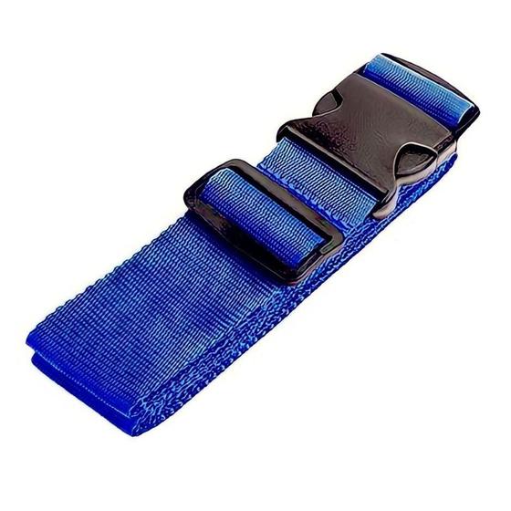 Imagem de Kit 2 Cinto De Segurança Três Dígitos Fechadura Combinada Para Viagem Bagagem Mala Banda Embalagem