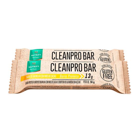 Imagem de Kit 2 Cleanpro Bar Nutrify Barra de proteína Baunilha Und