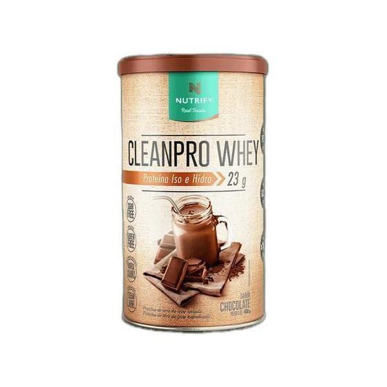 Imagem de Kit 2 Cleanpro Whey Protein Isolado Chocolate Nutrify 450G